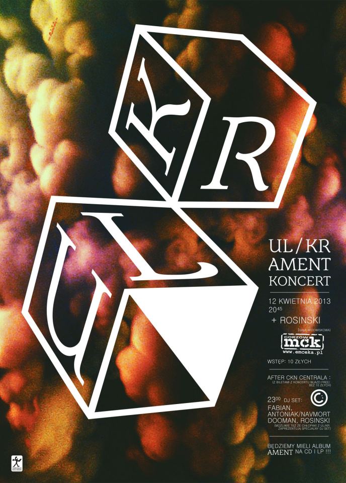 Grafika wpisu UL/KR koncert promujący wydanie albumu AMENT