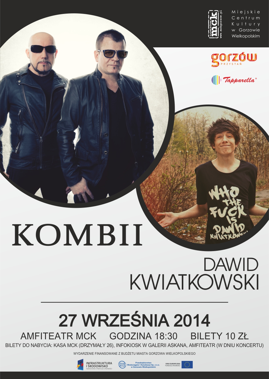 Grafika wpisu Koncert: Kombii – Dawid Kwiatkowski