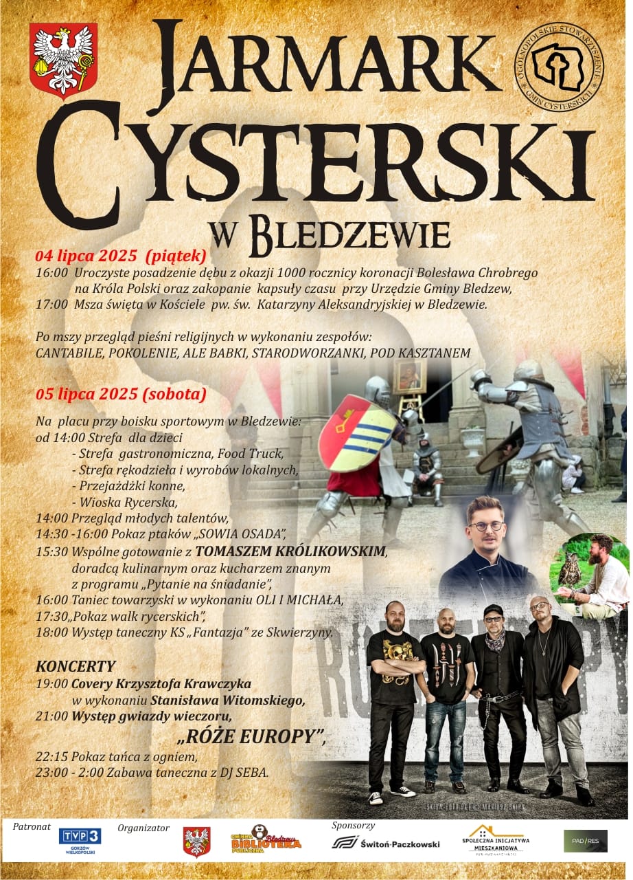 Grafika wydarzenia Występ Chóru Cantabile na Jarmarku Cysterskim