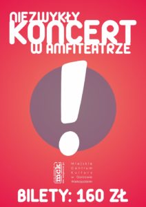 Grafika wpisu Niezwykły koncert w Amfiteatrze!