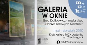 Grafika wpisu Galeria w oknie – Klub Kultury MCK Jedynka