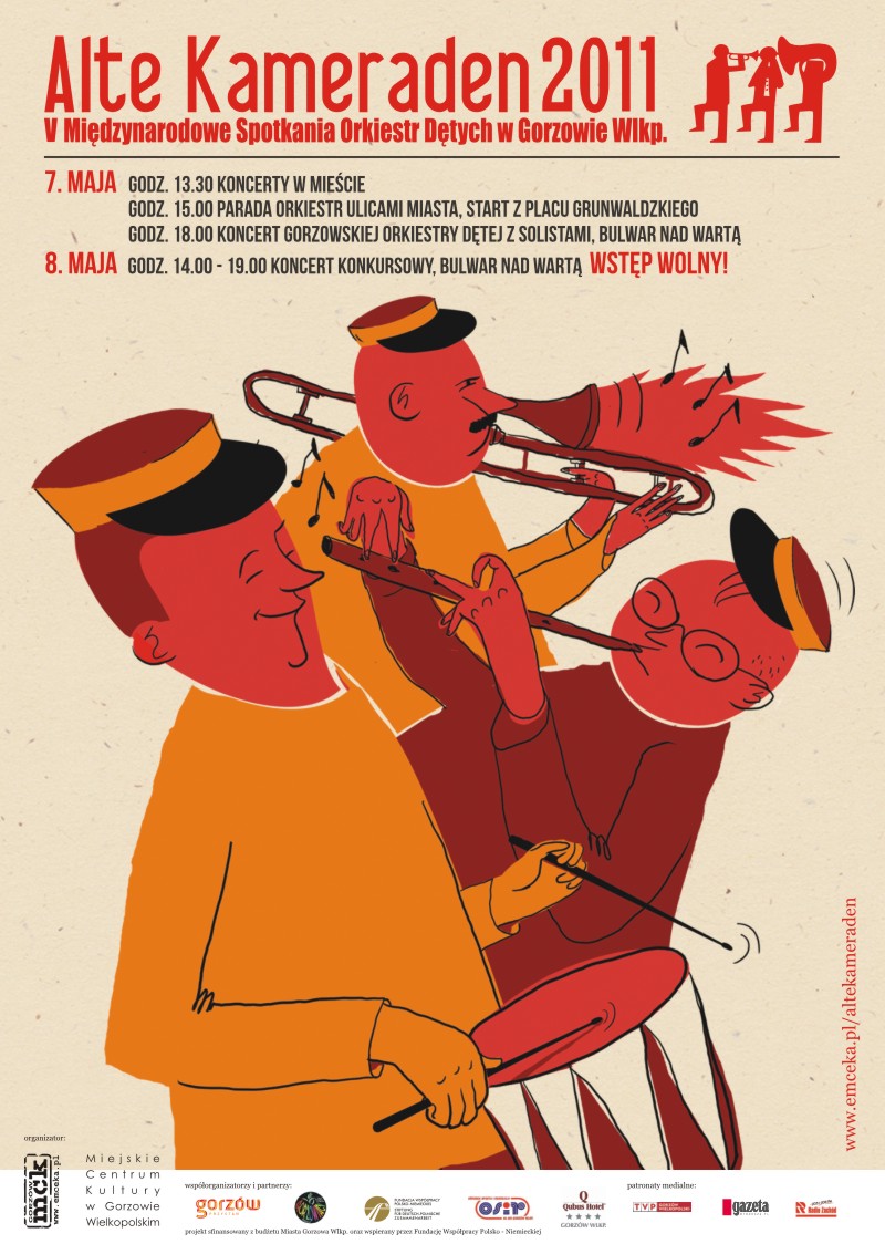 Grafika wydarzenia V Międzynarodowe Spotkania Orkiestr Dętych ALTE KAMERADEN 2011 – koncert konkursowy