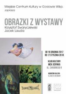 Grafika wpisu „Obrazki z wystawy” – wernisaż wystawy malarstwa i rysunku