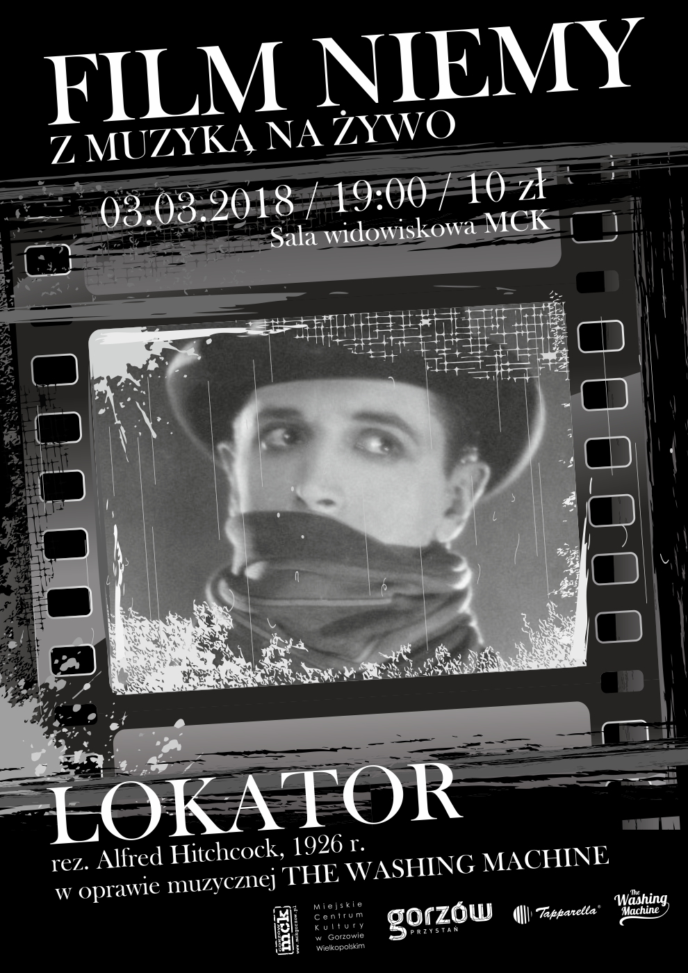 Grafika wpisu Klasyka filmu niemego z muzyką na żywo – „Lokator”