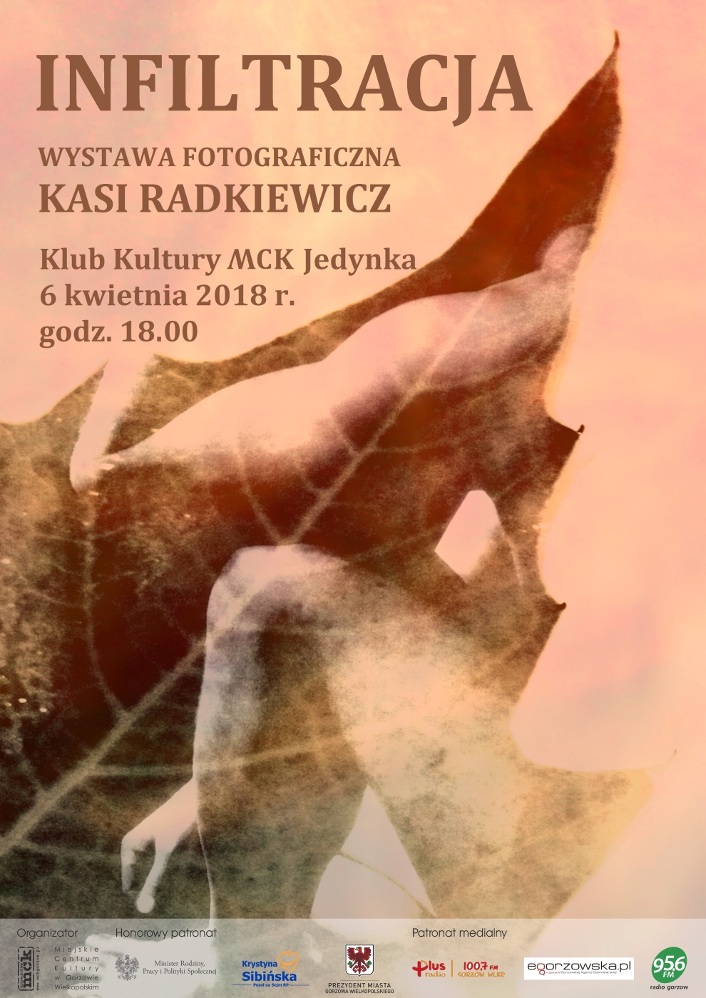 Grafika wydarzenia Infiltracja – Wystawa fotograficzna Kasi Radkiewicz