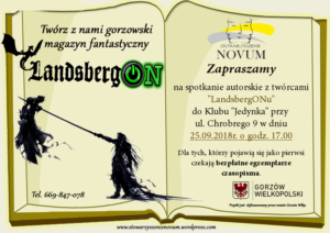 Grafika wpisu Spotkanie autorskie z twórcami magazynu „LandsbergON”