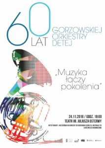 Grafika wpisu 60 lat Gorzowskiej Orkiestry Dętej – „Muzyka łączy pokolenia”