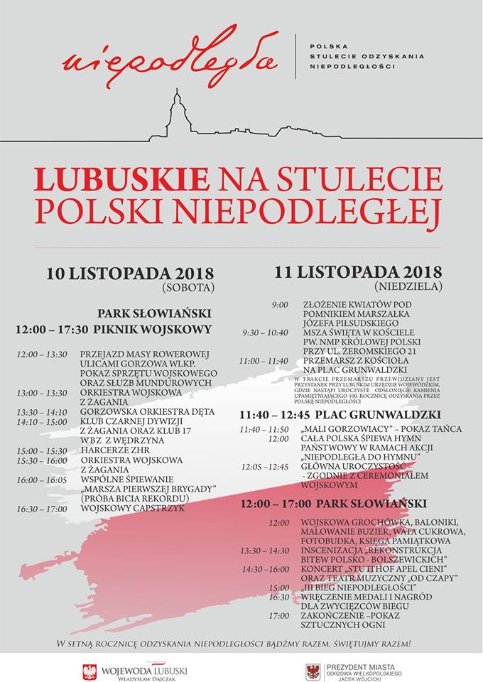 Grafika wydarzenia Wojewódzkie obchody Narodowego Święta Niepodległości