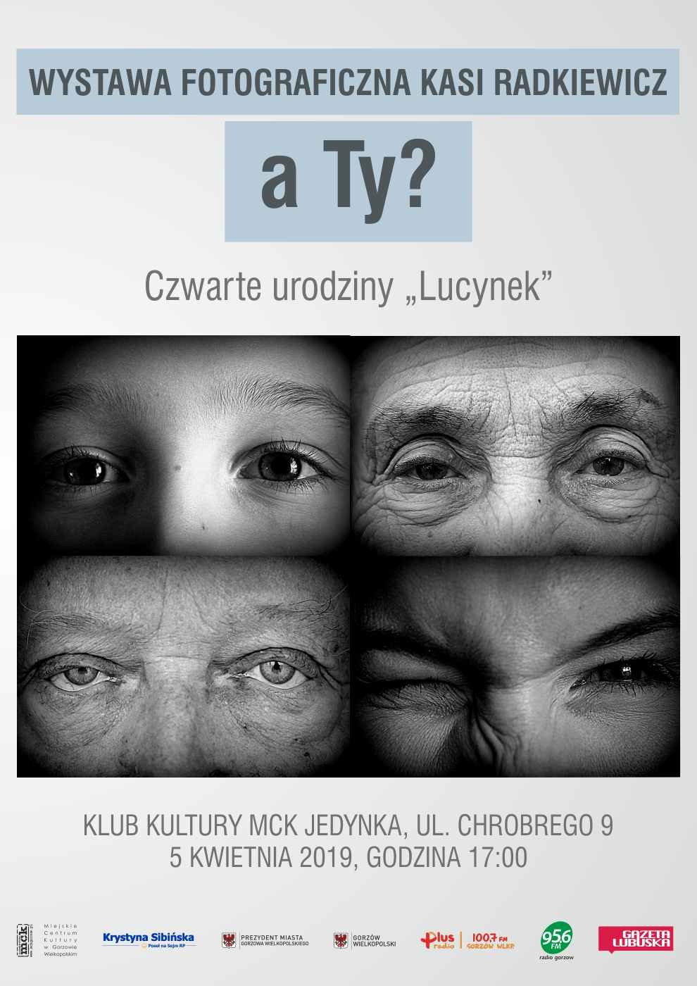 Grafika wydarzenia Wernisaż wystawy fotograficznej Kasi Radkiewicz „a Ty?”