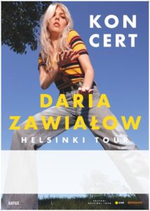 plakat daria zawiałow