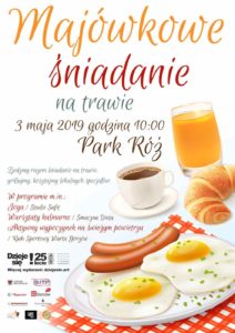 Grafika wpisu Majówkowe śniadanie na trawie w Parku Róż