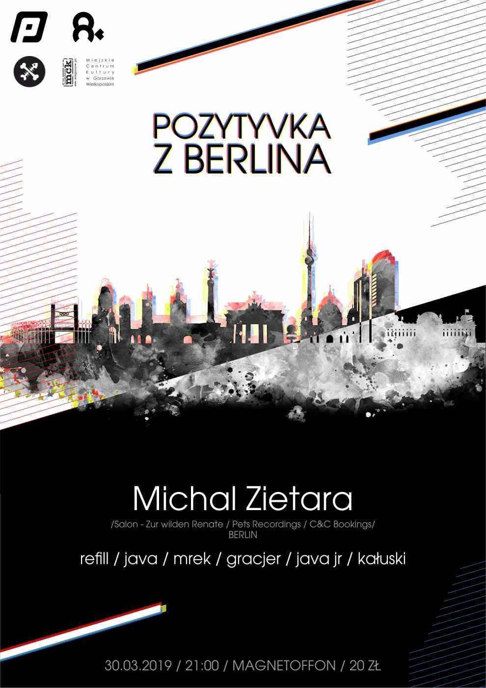 Grafika wydarzenia Pozytyvka z Berlina x Michal Zietara