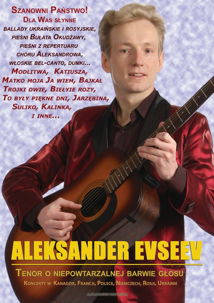 Grafika wydarzenia Aleksander Evseev – koncert