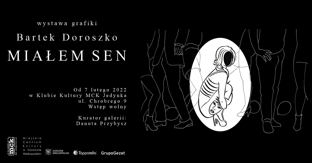 Grafika wydarzenia Bartek Doroszko – „Miałem sen” – wystawa grafiki
