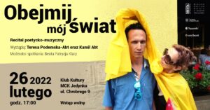 Grafika wpisu Recital „Obejmij mój świat”. Zmiana terminu!