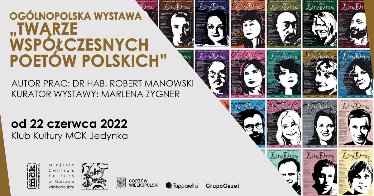 Grafika wpisu Ogólnopolska wystawa „Twarze współczesnych poetów polskich”