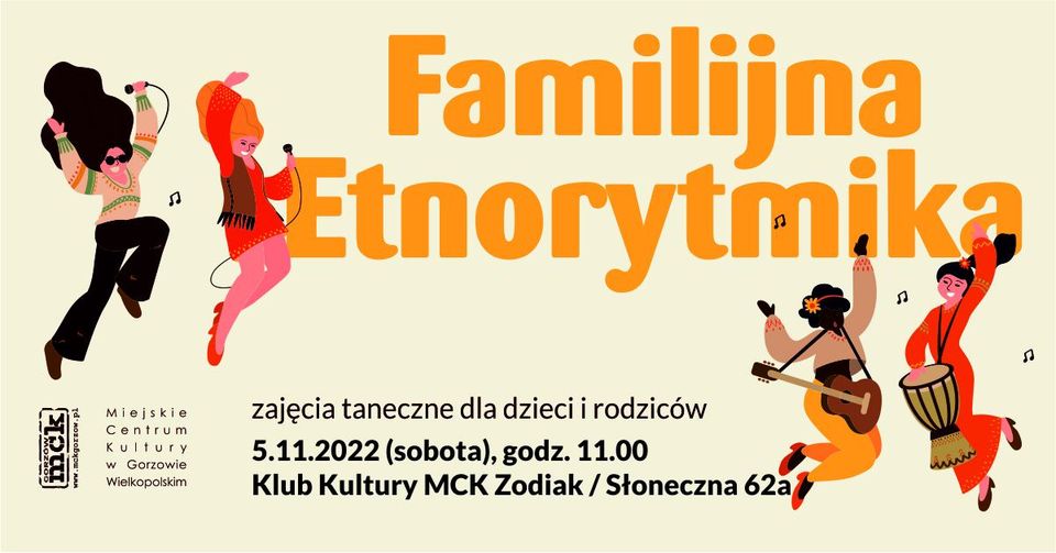 Grafika wydarzenia Familijna Etnorytmika