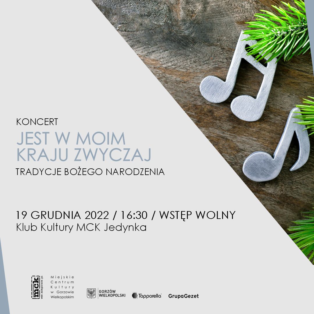 Grafika wydarzenia Koncert „Jest w moim kraju zwyczaj – tradycje Bożego Narodzenia”