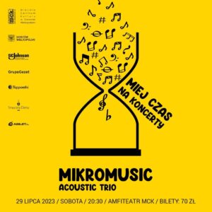 Grafika wpisu Mikromusic Acoustic Trio – Miej Czas na Koncerty