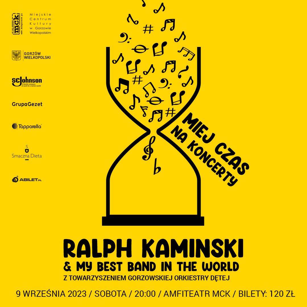 Grafika wpisu Ralph Kaminski & My Best Band In The World z towarzyszeniem GOD – Miej Czas na Koncerty