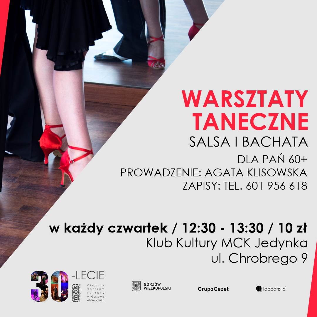 Grafika wydarzenia Warsztaty taneczne – salsa, bachata
