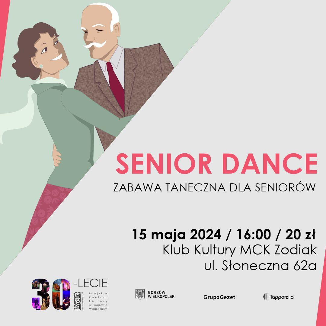 Grafika wydarzenia Senior Dance – zabawa taneczna dla seniorów