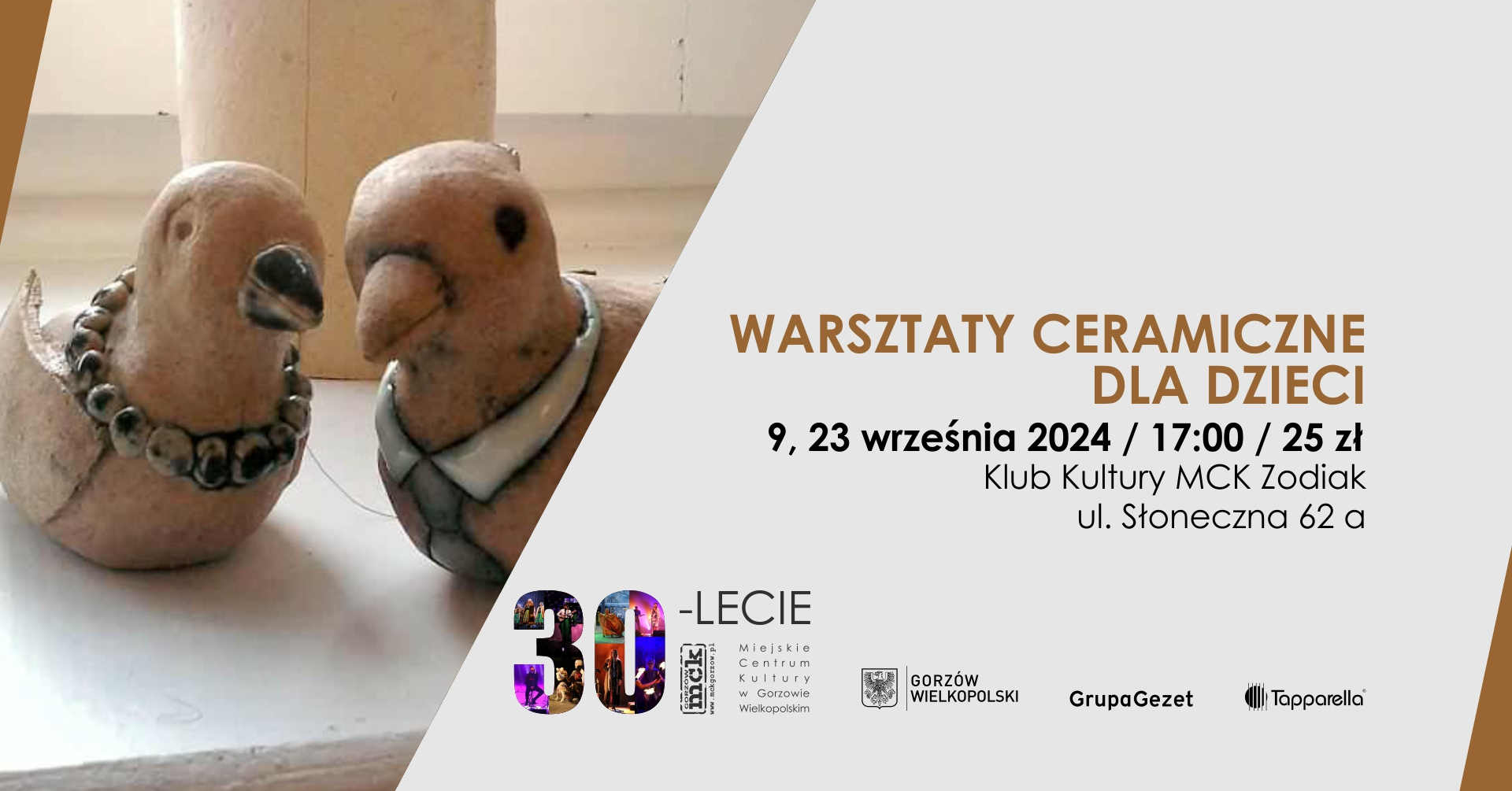 Grafika wydarzenia Warsztaty ceramiczne dla dzieci