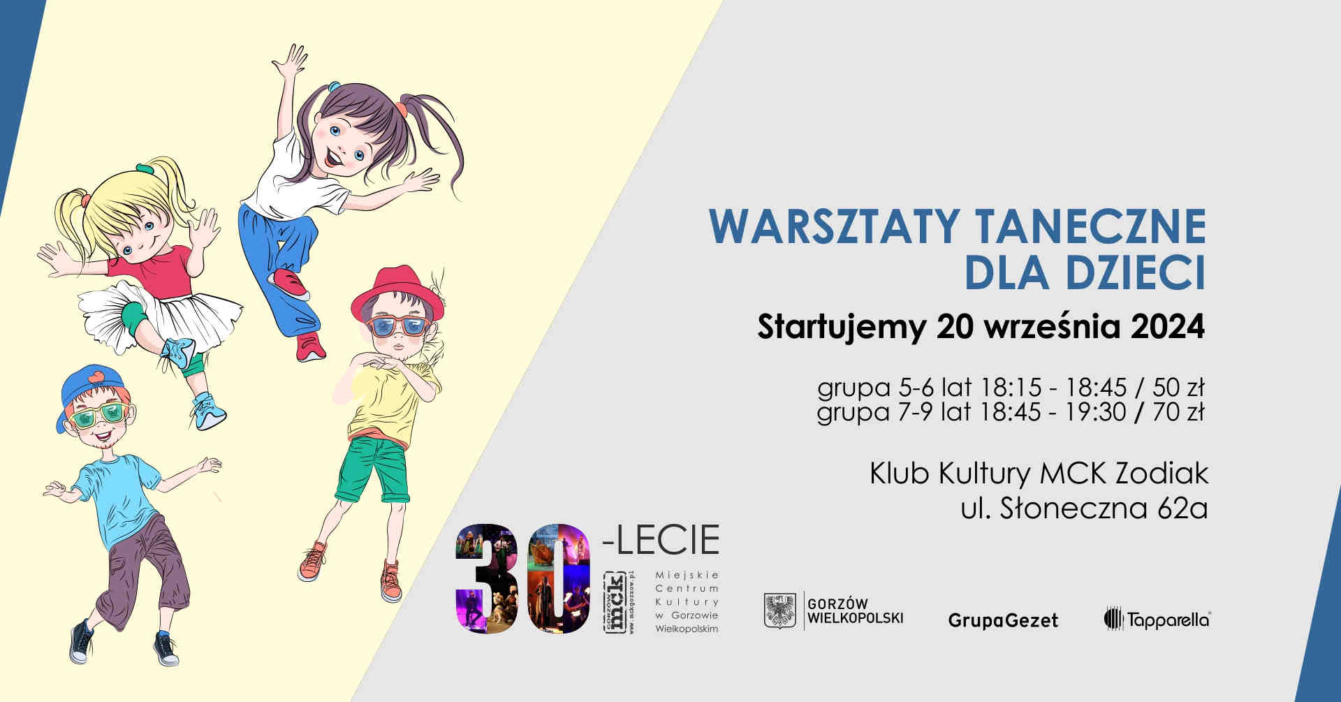 Grafika wydarzenia Warsztaty taneczne dla dzieci