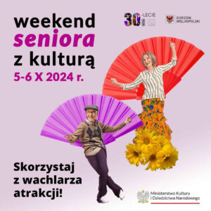 Grafika wpisu Weekend seniora z kulturą w MCK