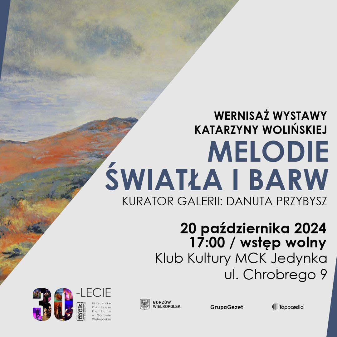 Grafika wydarzenia Wernisaż wystawy Katarzyny Wolińskiej