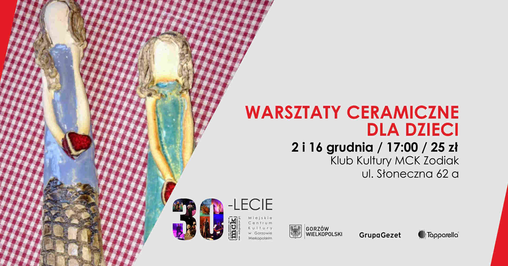 Grafika wydarzenia Warsztaty ceramiczne dla dzieci