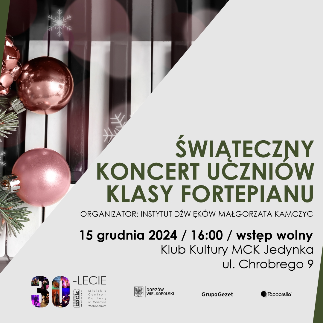 Grafika wydarzenia Koncert „Dźwięki grające w Twojej duszy”