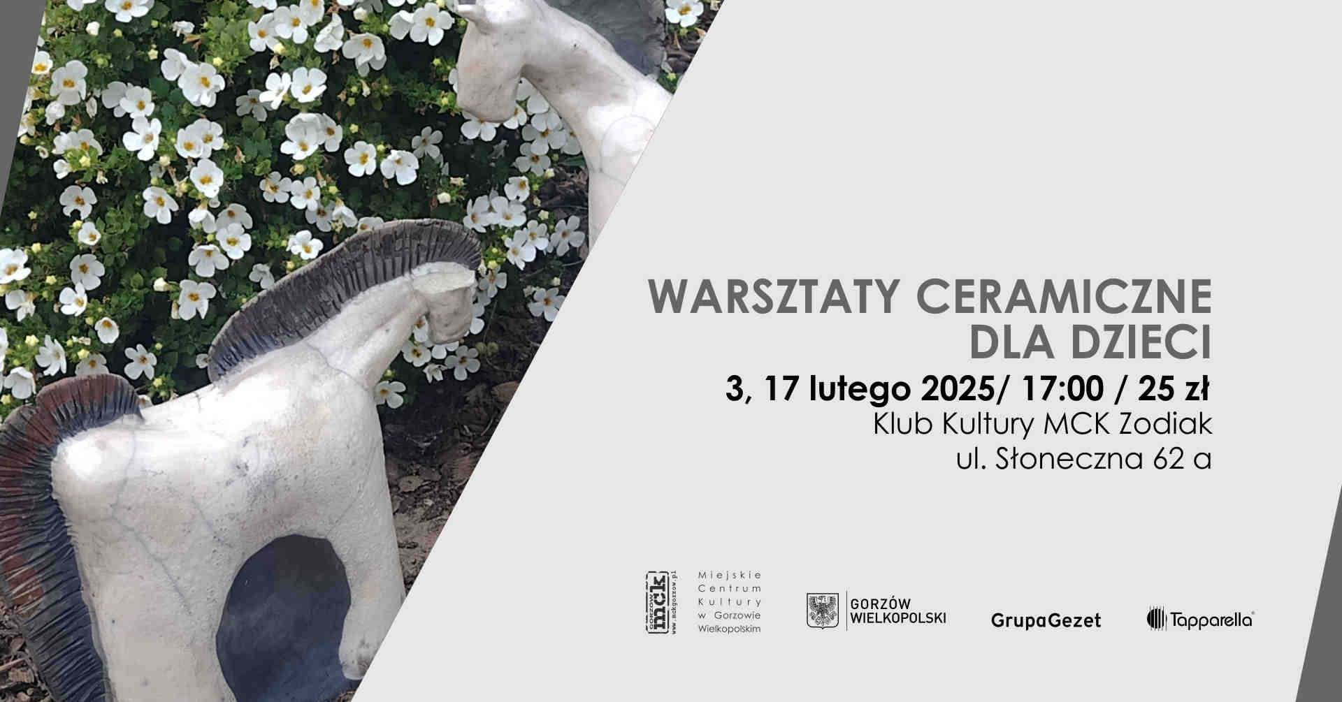 Grafika wydarzenia Warsztaty ceramiczne dla dzieci