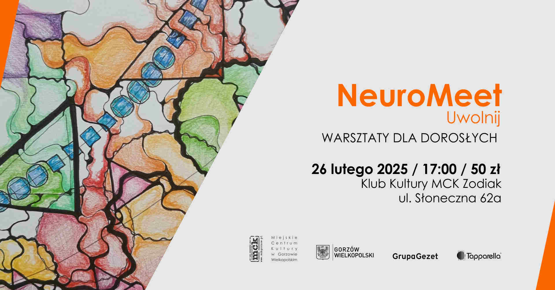 Grafika wydarzenia Neuromeet – Uwolnij – Warsztaty dla dorosłych