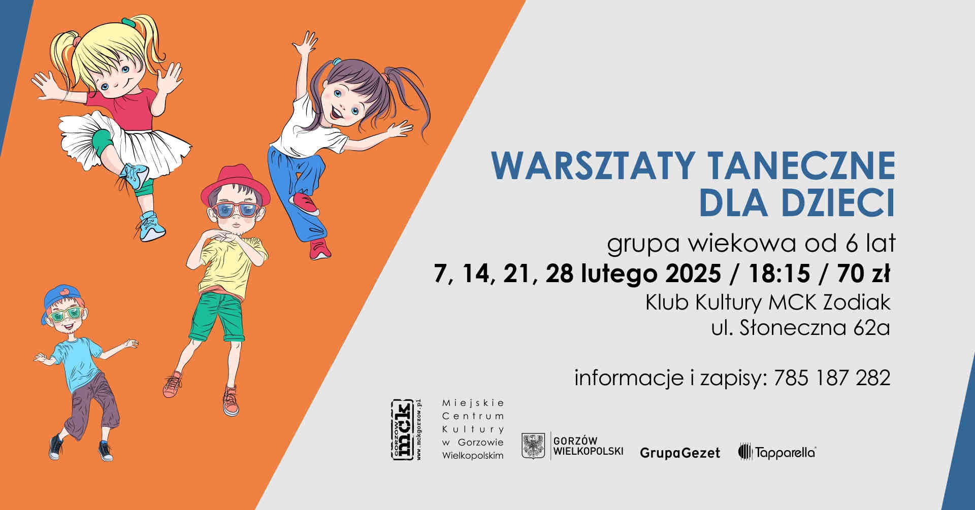 Grafika wydarzenia Warsztaty taneczne dla dzieci