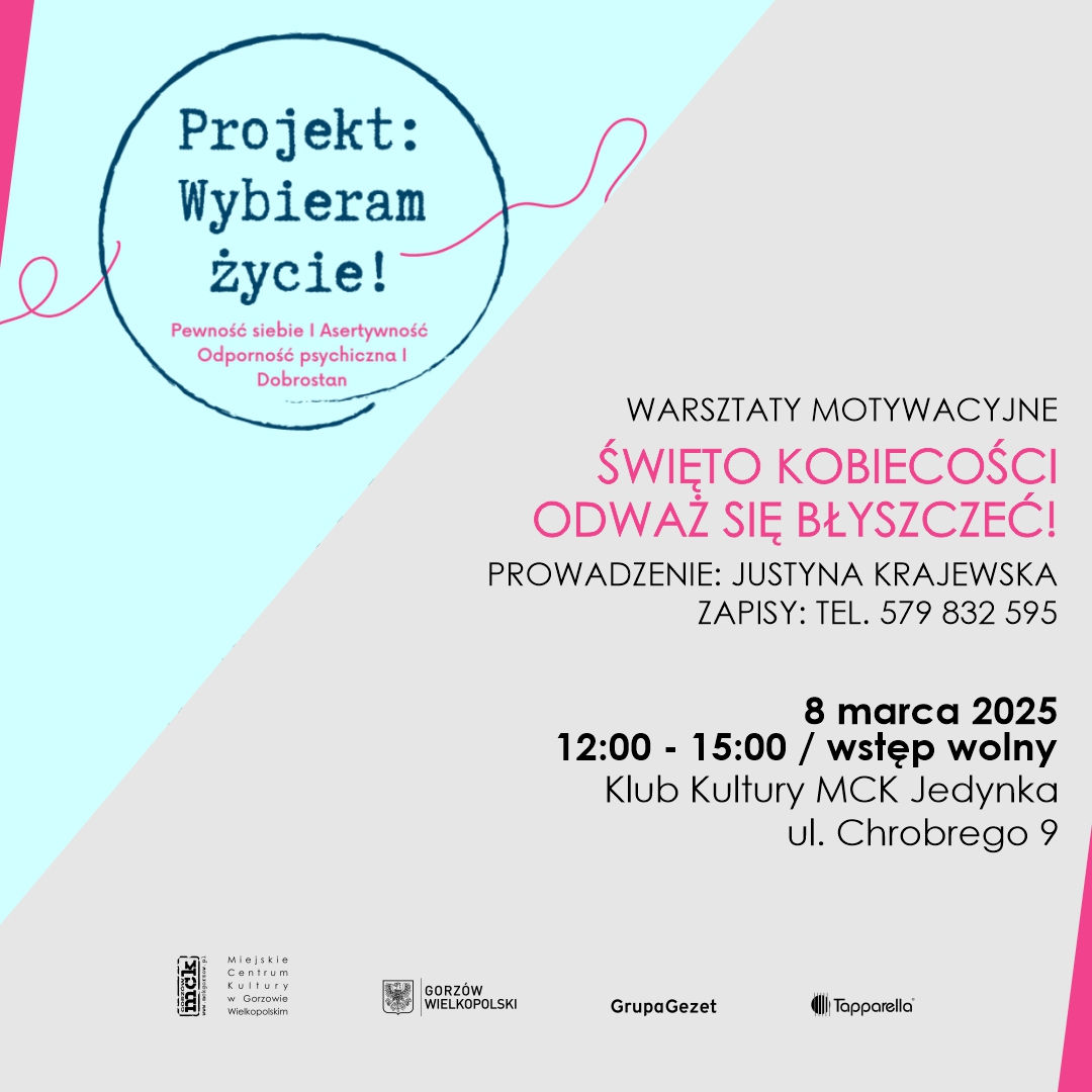 Grafika wydarzenia Święto Kobiecości – odważ się błyszczeć