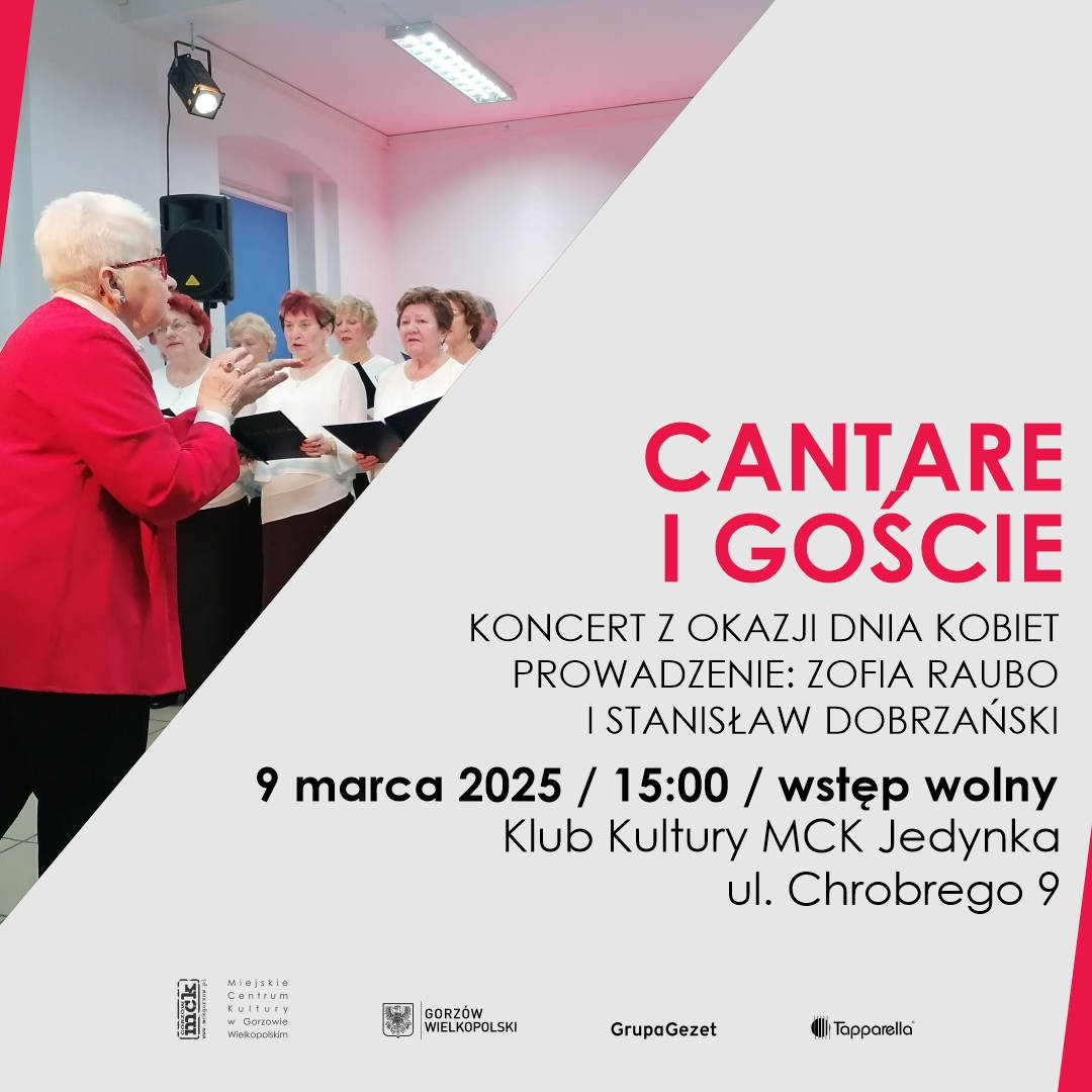 Grafika wydarzenia Koncert z okazji Dnia Kobiet – CANTARE I GOŚCIE