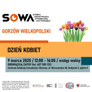 Grafika wpisu Dzień Kobiet w SOWA Gorzów Wielkopolski