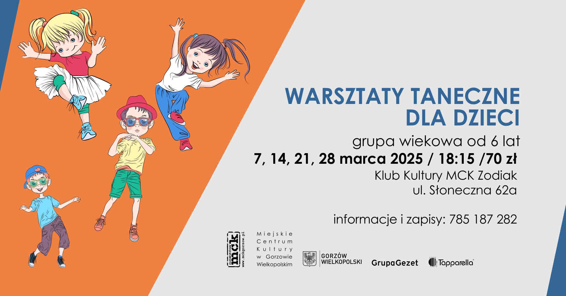 Grafika wydarzenia Warsztaty taneczne dla dzieci