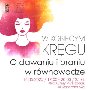 Grafika wpisu W Kobiecym Kręgu – O dawaniu i braniu w równowadze