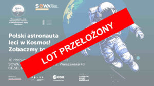 Grafika wpisu Start misji Ax-4 IGNIS ze Sławoszem – LOT ODWOŁANY