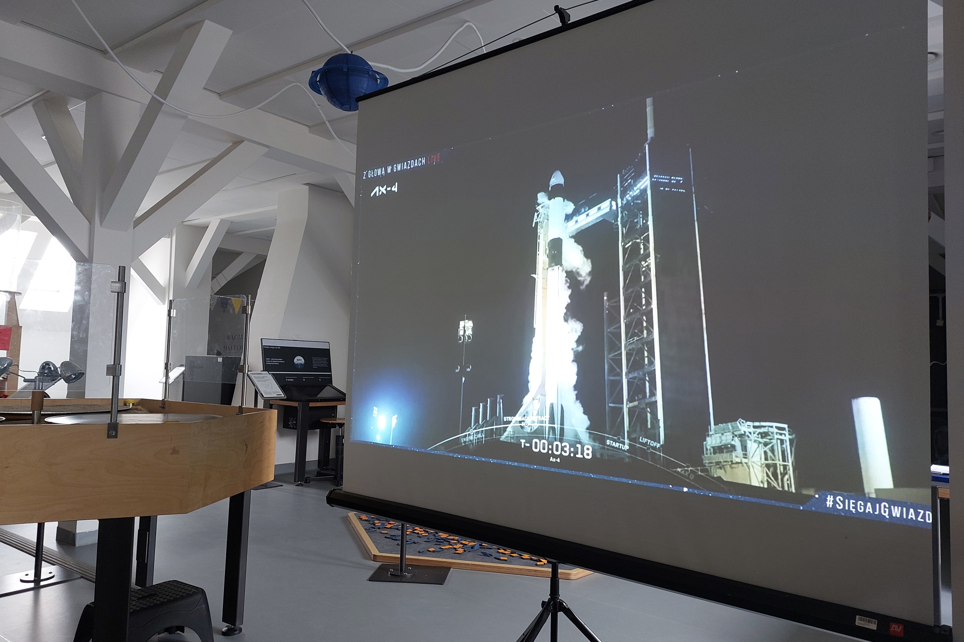 Galeria - 2025.06.25 Transmisja startu lotu w kosmos w SOWA Gorzów Wlkp.