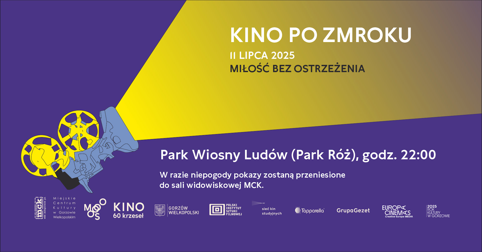 Grafika wydarzenia Kino po zmroku 2025 – Miłość bez ostrzeżenia