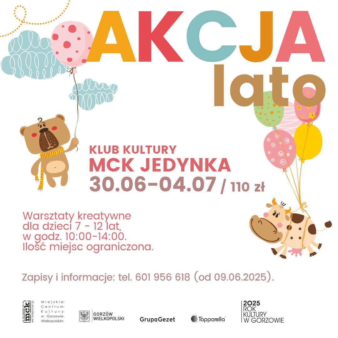 Grafika wydarzenia Warsztaty kreatywne „Akcja Lato”