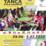 2025.06.28-07.05 28. Międzynarodowy Festiwal Tańca FOLK HARBOR plakat