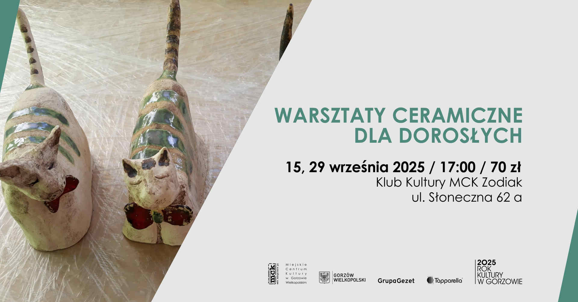 Grafika wydarzenia Warsztaty ceramiczne dla dorosłych