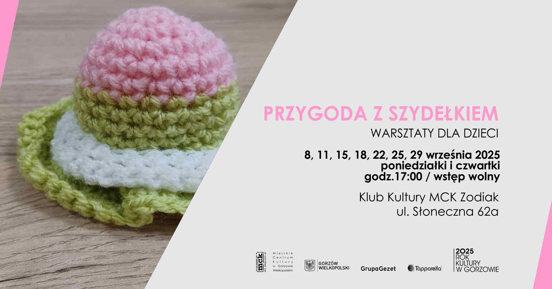 Grafika wydarzenia Przygoda z szydełkiem – warsztaty dla dzieci