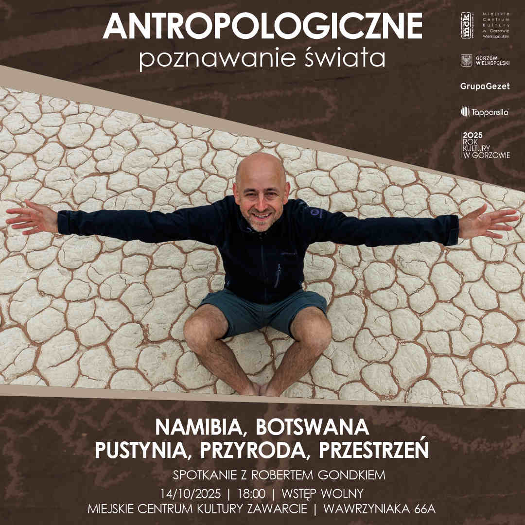 Grafika wydarzenia [ZMIANA LOKALIZACJI] „Antropologiczne poznawanie świata” – spotkanie z Robertem Gondkiem
