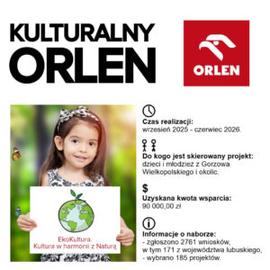 Grafika wpisu Dofinansowanie w ramach Programu Kulturalny ORLEN!