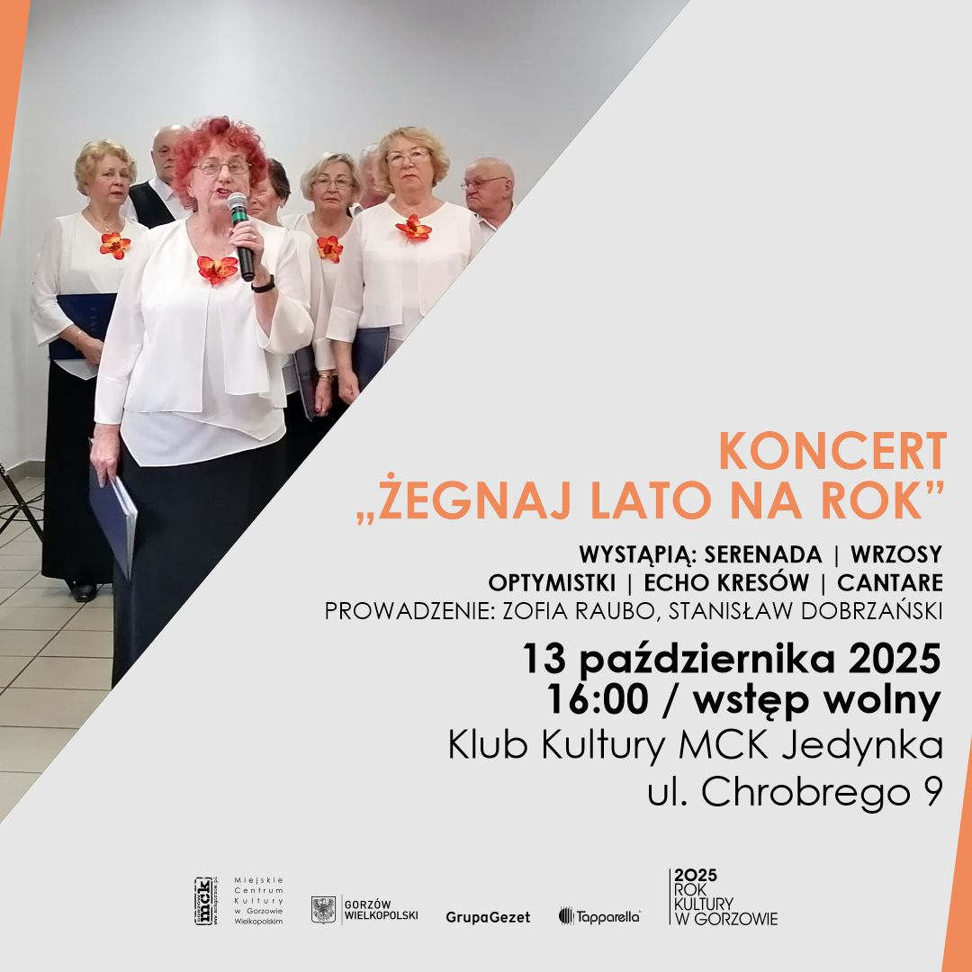 Grafika wydarzenia Koncert „Żegnaj lato na rok”
